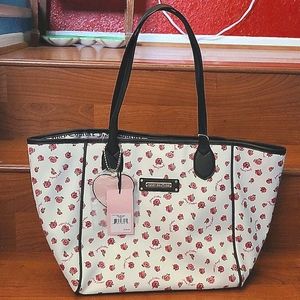 NWT Juicy Couture Disty Rose love me not tote